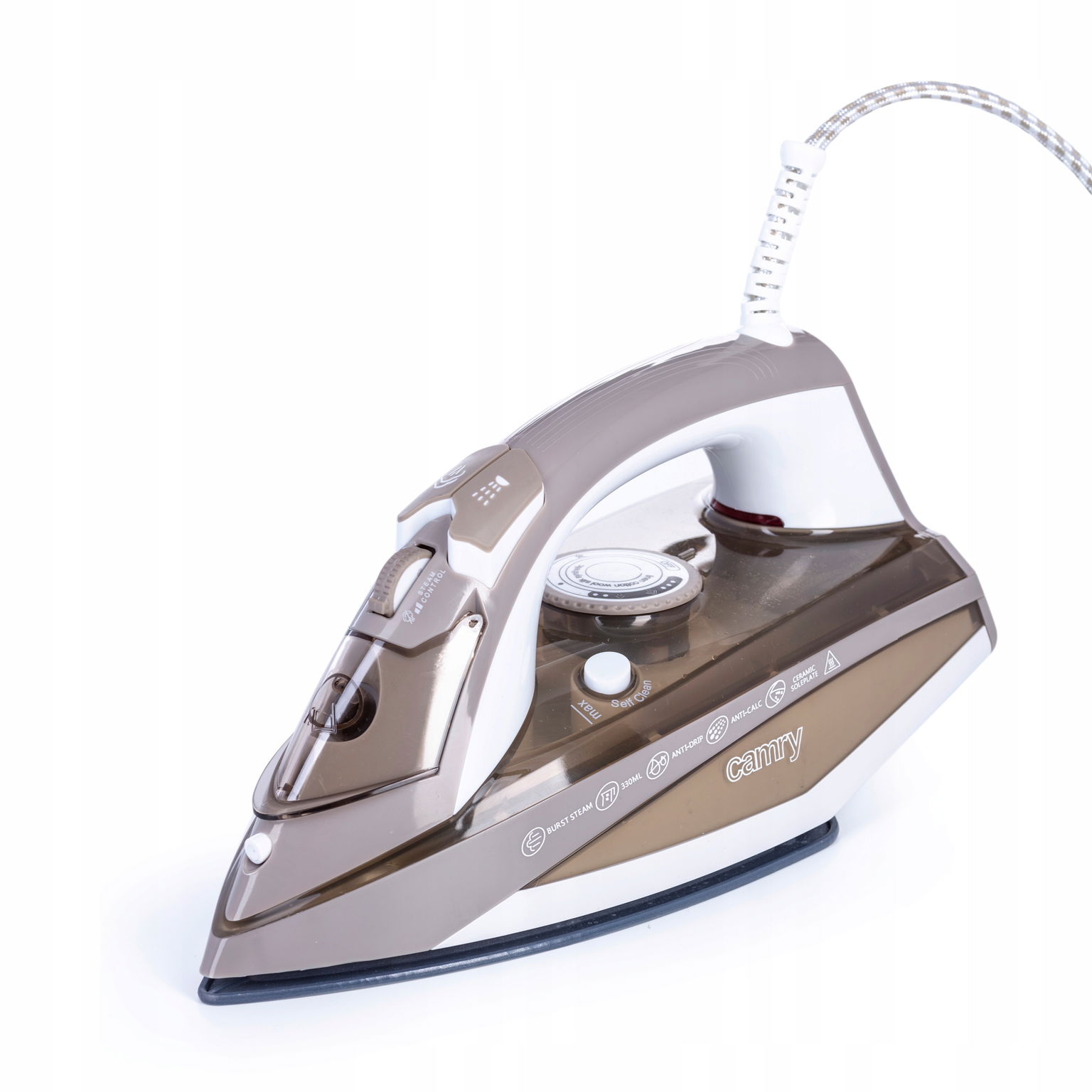 2 x Parová Žehlička Hasič 3000W Anti-calc Anti-drip