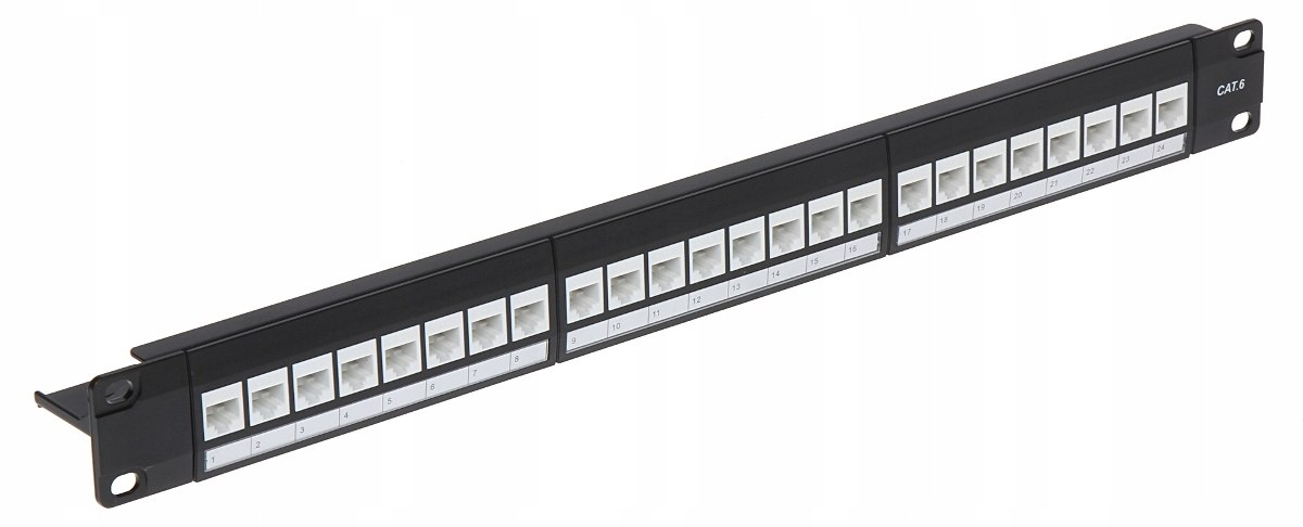 2 x Patch Panel Keystone PP-24/RJ-FX/6C