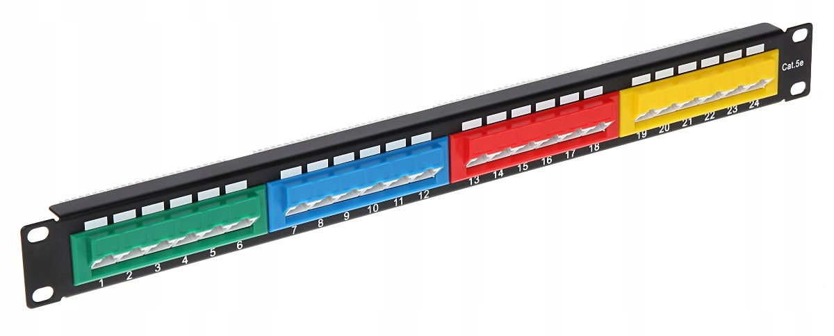 2 x Patch Panel RJ-45 PP-24/RJ-CAT
