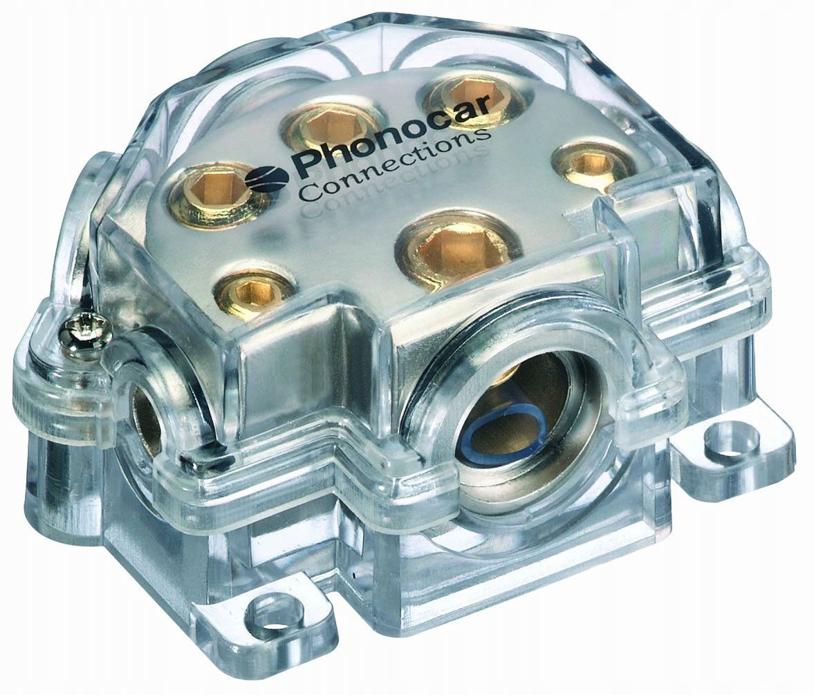 2 x Phonocar 4/483 Rozdeľovač napájacích káblov