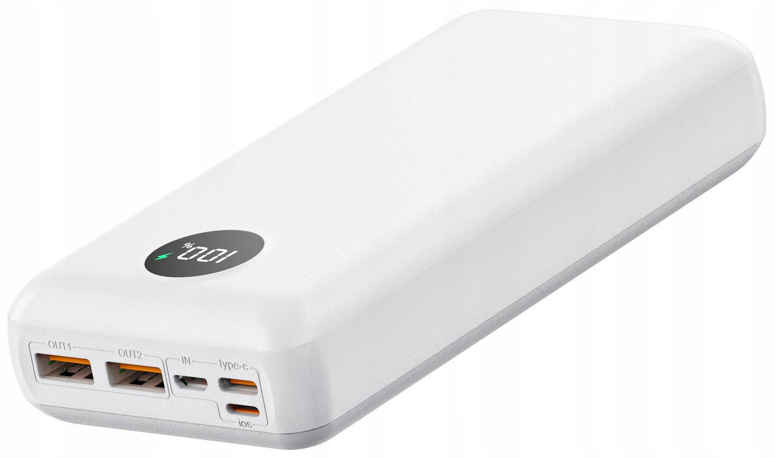 2 x Powerbank 20000mAh 2xUSB Qc microUSB Usb-c Pd iPhone Lightning
