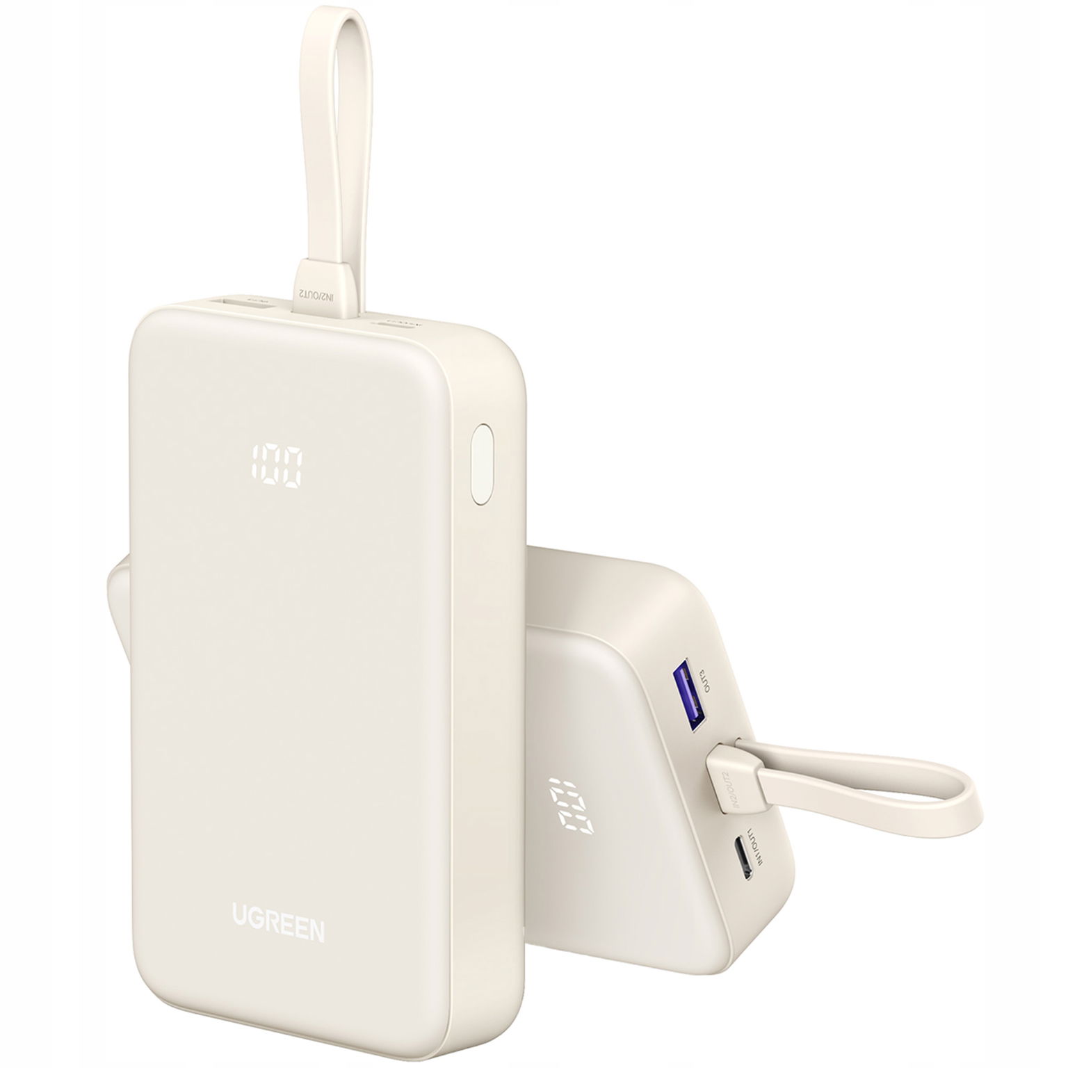 2 x Powerbank Ugreen Nexode PB505 20000MAH Pd 20W Biela