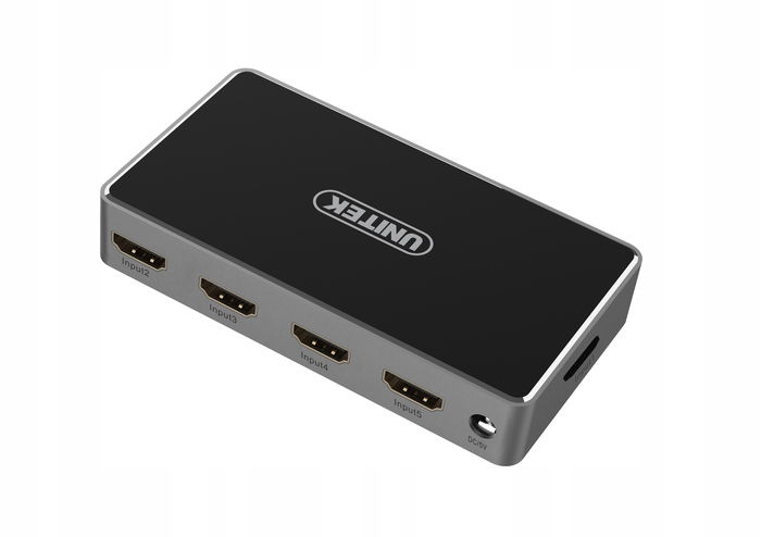 2 x Prepínač signálu Hdmi 1.4b 5 IN-1 Out 4K Unitek