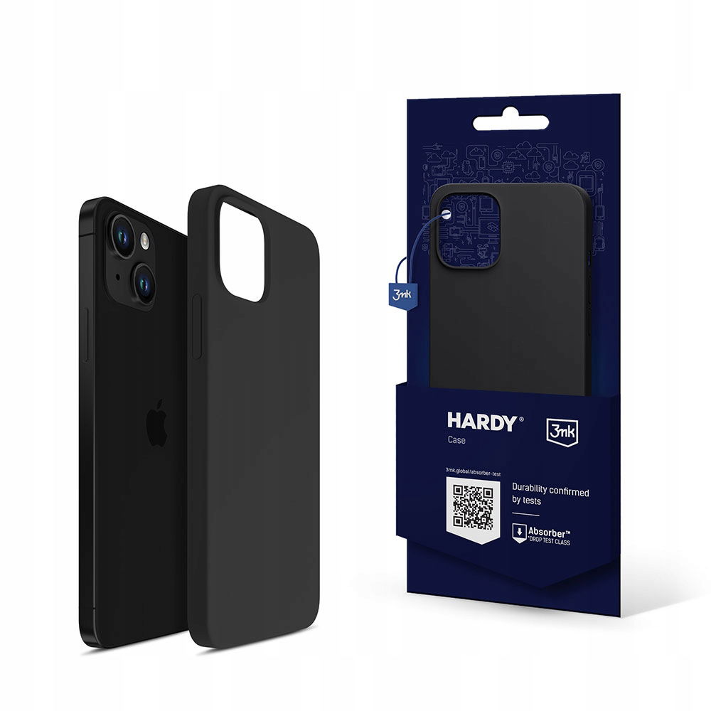 2 x puzdro 3MK Hardy Case MagSafe pre Apple iPhone 14 Plus 15 Plus šedá/graphi