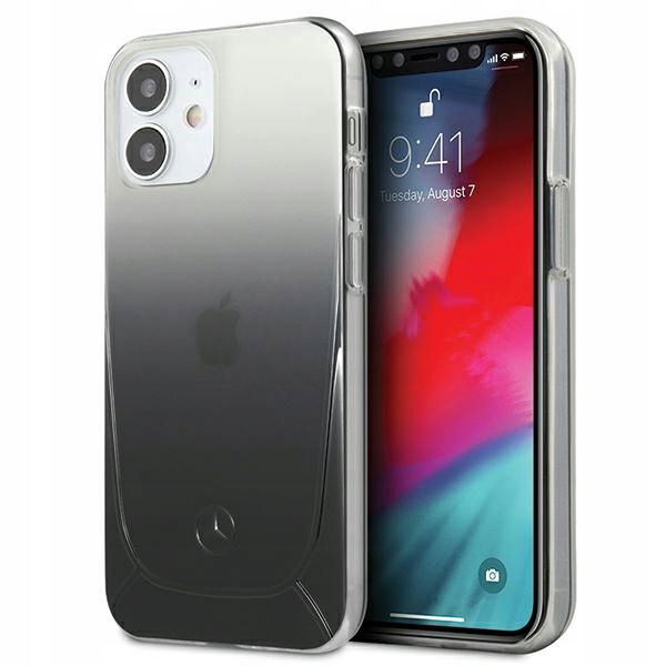 2 x puzdro Mercedes MEHCP12SARGBK iPhone 12 mini 5,4" č