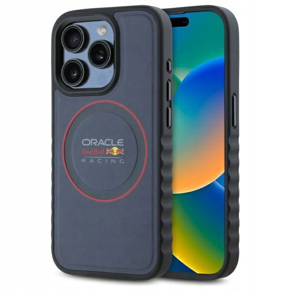 2 x puzdro Red Bull RBHMP15L24PUILVR pre iPhone 15 Pro 6.1" hardcase tmavomodré/na