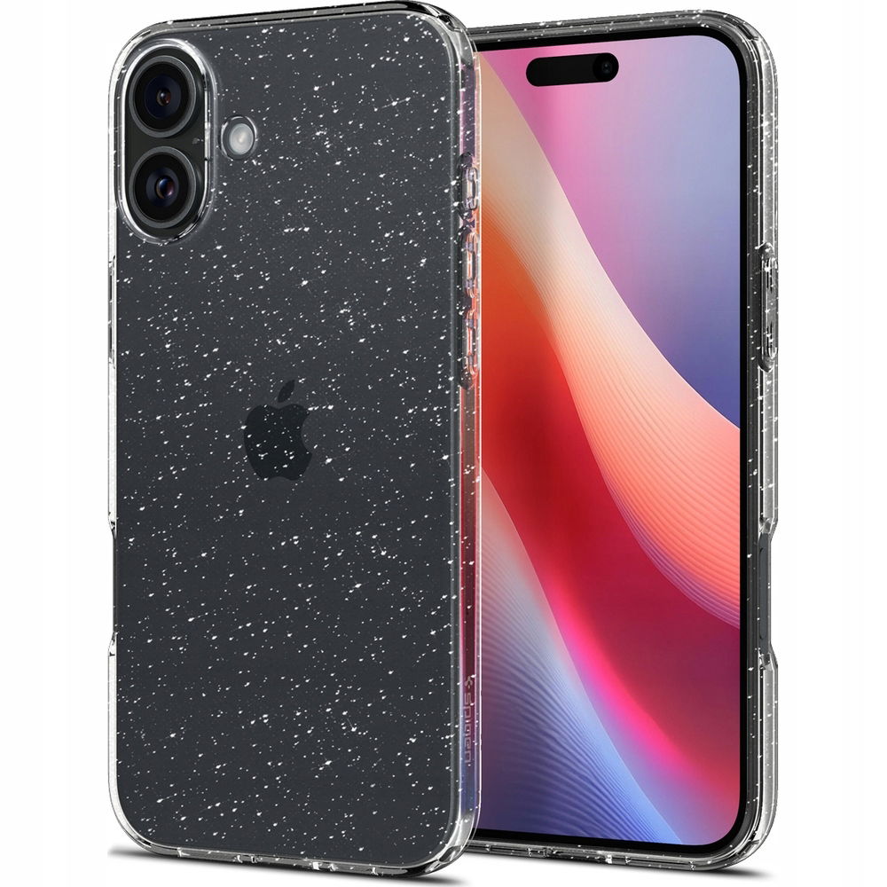 2 x Puzdro Spigen Liquid Crystal Pre Iphone 16 Plus 6.7" Brokat