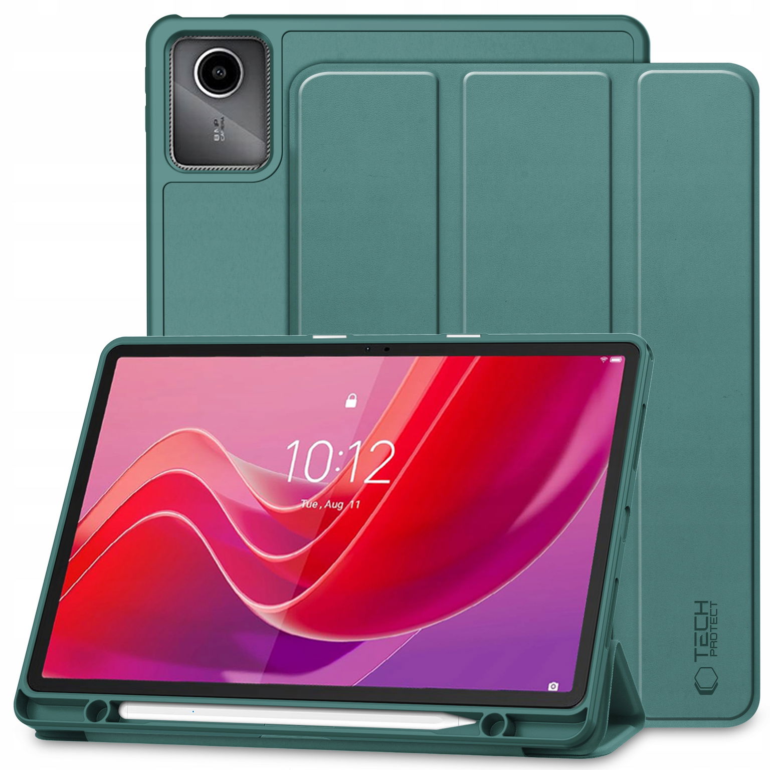 2 x Puzdro Tech-protect Smartcase Pen Pre Lenovo Tab M11 TB-330 Zelené