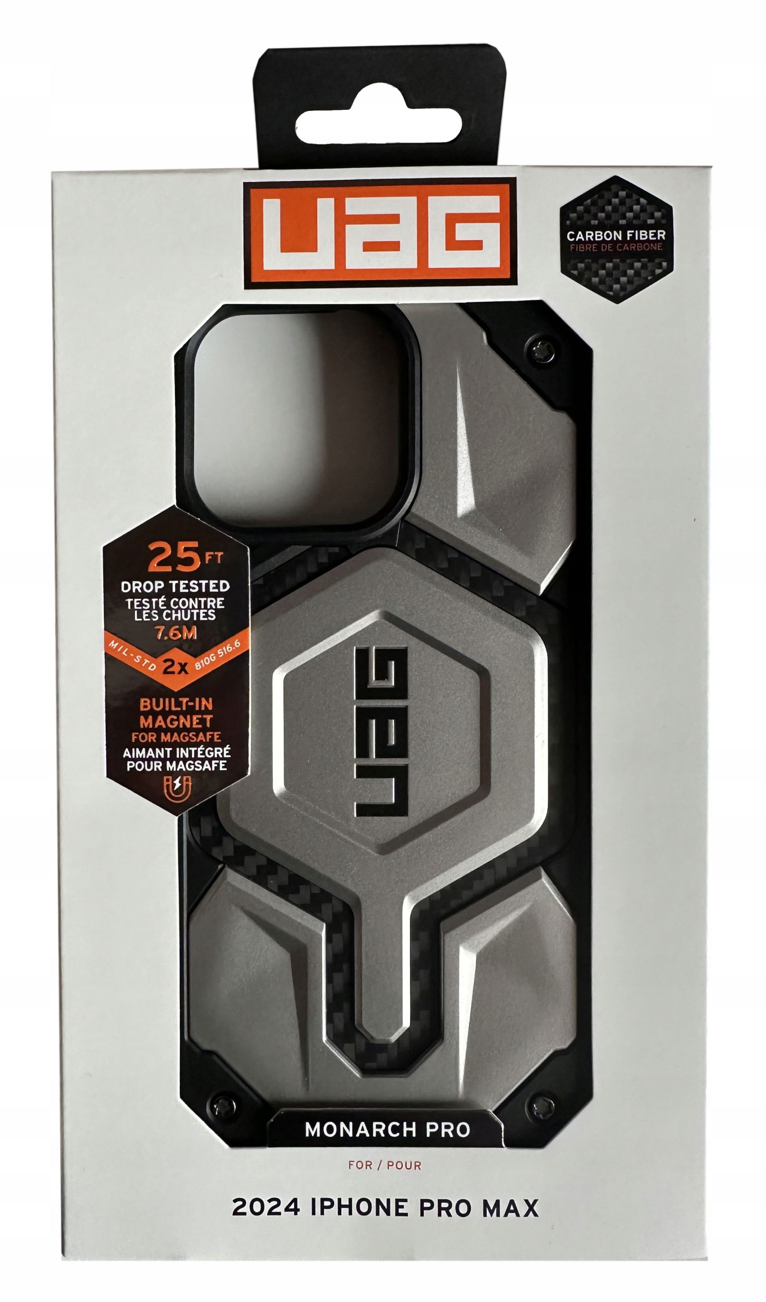 2 x Puzdro Uag Monarch Pro Pre Iphone 16 Pro Magsafe Titanium Odolné Proti Nárazu