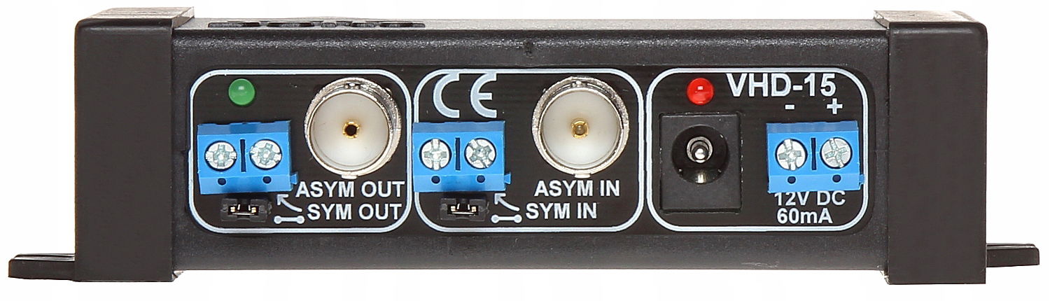 2 x Repeater VHD-15 Zosilňovač Signálu Ahd, Hd-cvi, Hd-tvi Delta