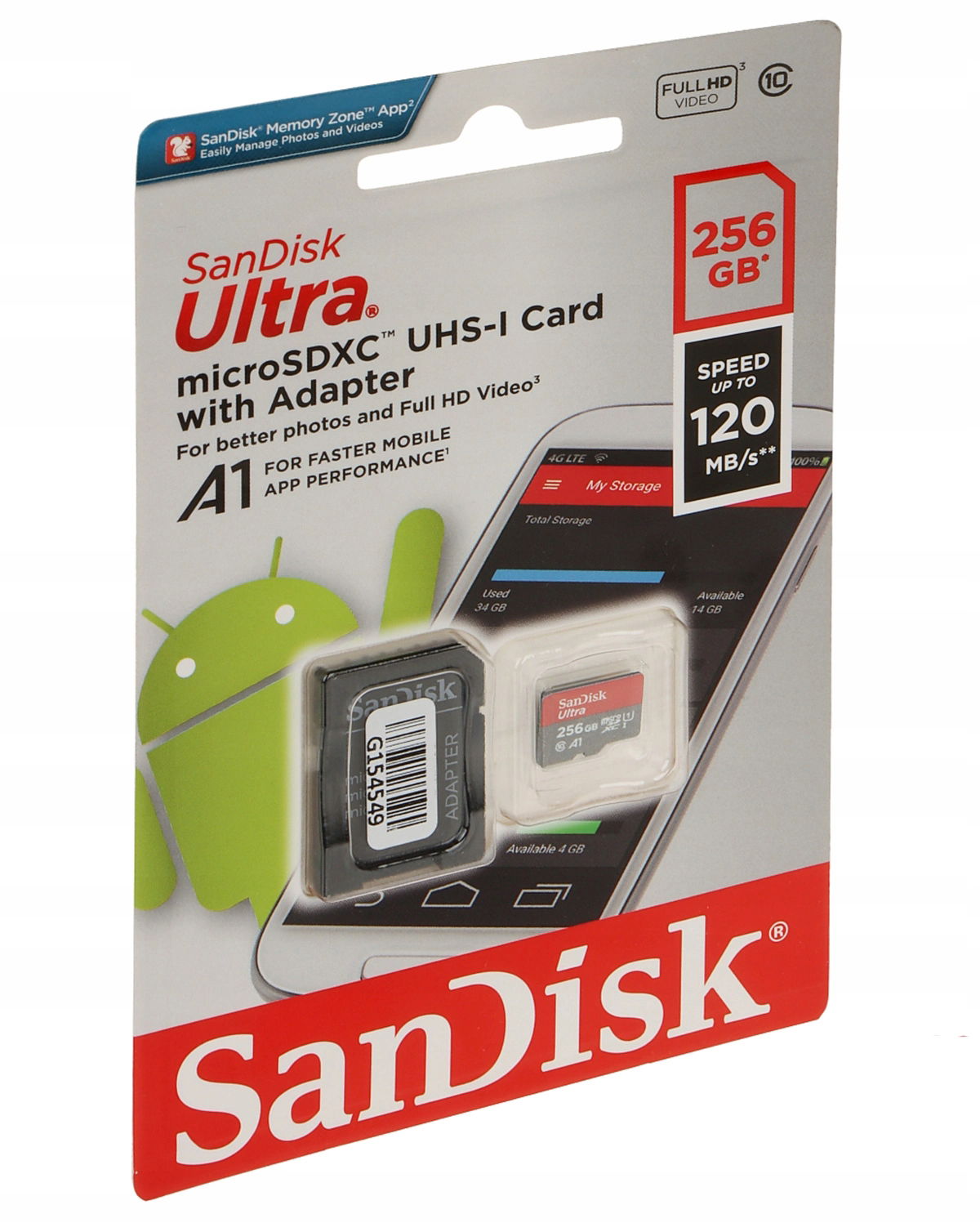 2 x SD-MICRO-10/256- Pamäťová Karta Sandisk 256 Gb Sandis