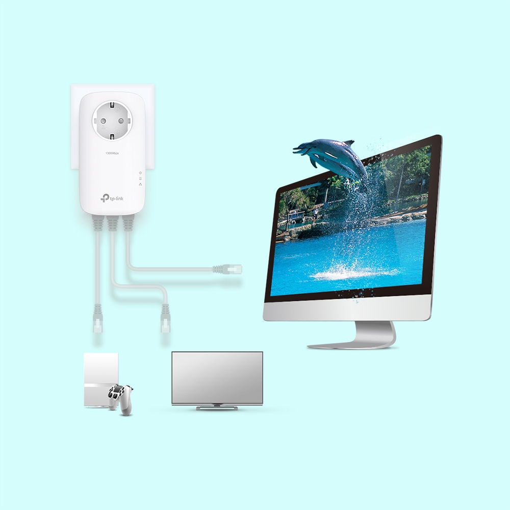 2 x Sieťový Adaptér TL-PA8033P-KIT Tp-link