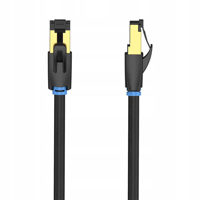 2 x sieťový kábel Vention CAT8 Sftp 40Gbps Ethernet 15 m čierny