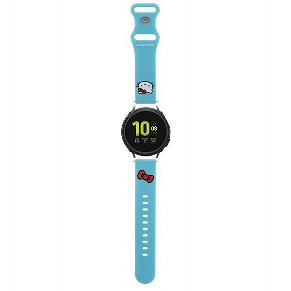 2 x Silikónový Pás Hello Kitty Modrý Pre Smartwatch 20MM