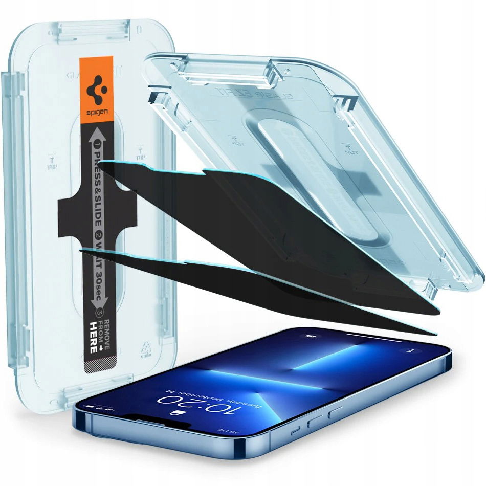 2 x Sklo Spigen Privacy 2-PACK Pre Iphone 13 Pro Max