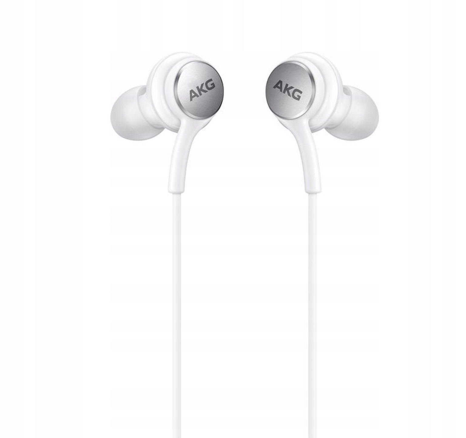 2 x Slúchadlá Do Uší Samsung Akg Biely Kábel Usb-c 1,2M 16G