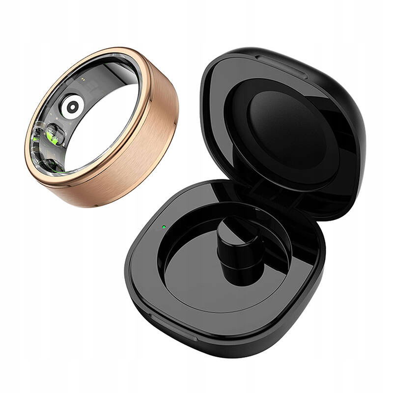 2 x Smart ring Colmi R03 18.1MM zlatá aplikácia krabička 5ATM Usb-c