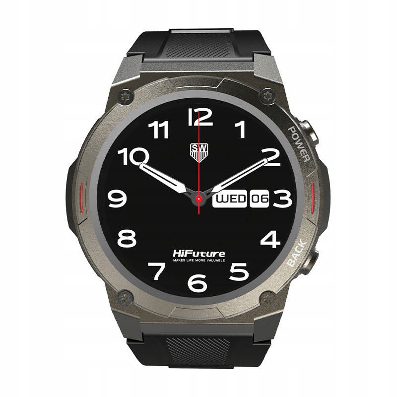 2 x Smartwatch Hifuture Futurego MIX2 Čierny Amoled Do 12 Dní