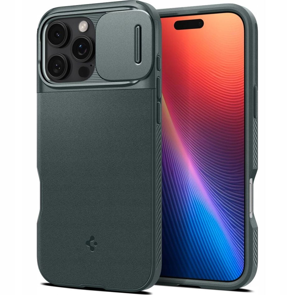 2 x Spigen Camshield Puzdro Na Ochranu Fotoaparátu Case Magsafe Pre Iphone 16 Pro Ma