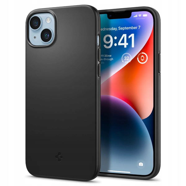 2 x Spigen Ľahké Puzdro Case 1.55MM Pre Iphone 14 Plus 15 Plus Matte Bl