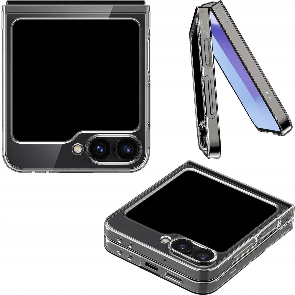 2 x Spigen Prispôsobené Puzdro Case Cover Shell Tpu Pre Galaxy Z Flip 6 7 Fe