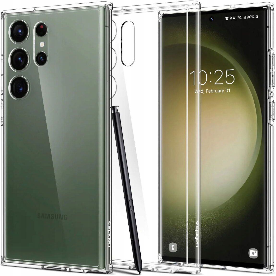 2 x Spigen Puzdro Case Cover Pre Galaxy S23 Ultra