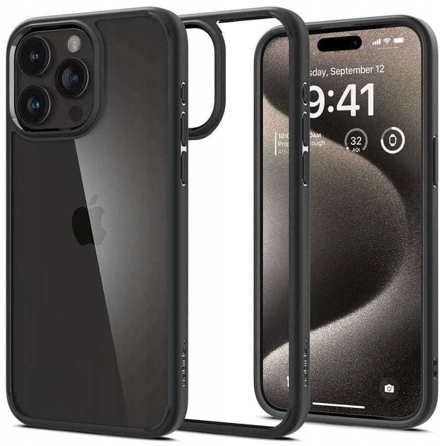 2 x Spigen Puzdro Case Puzdro Pre Iphone 15 Pro Clear