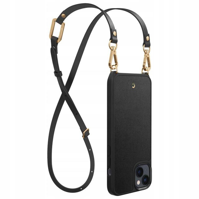 2 x Spigen Puzdro Na Pásku Magsafe Pre Iphone 14 Plus 15 Plus Leather Blac