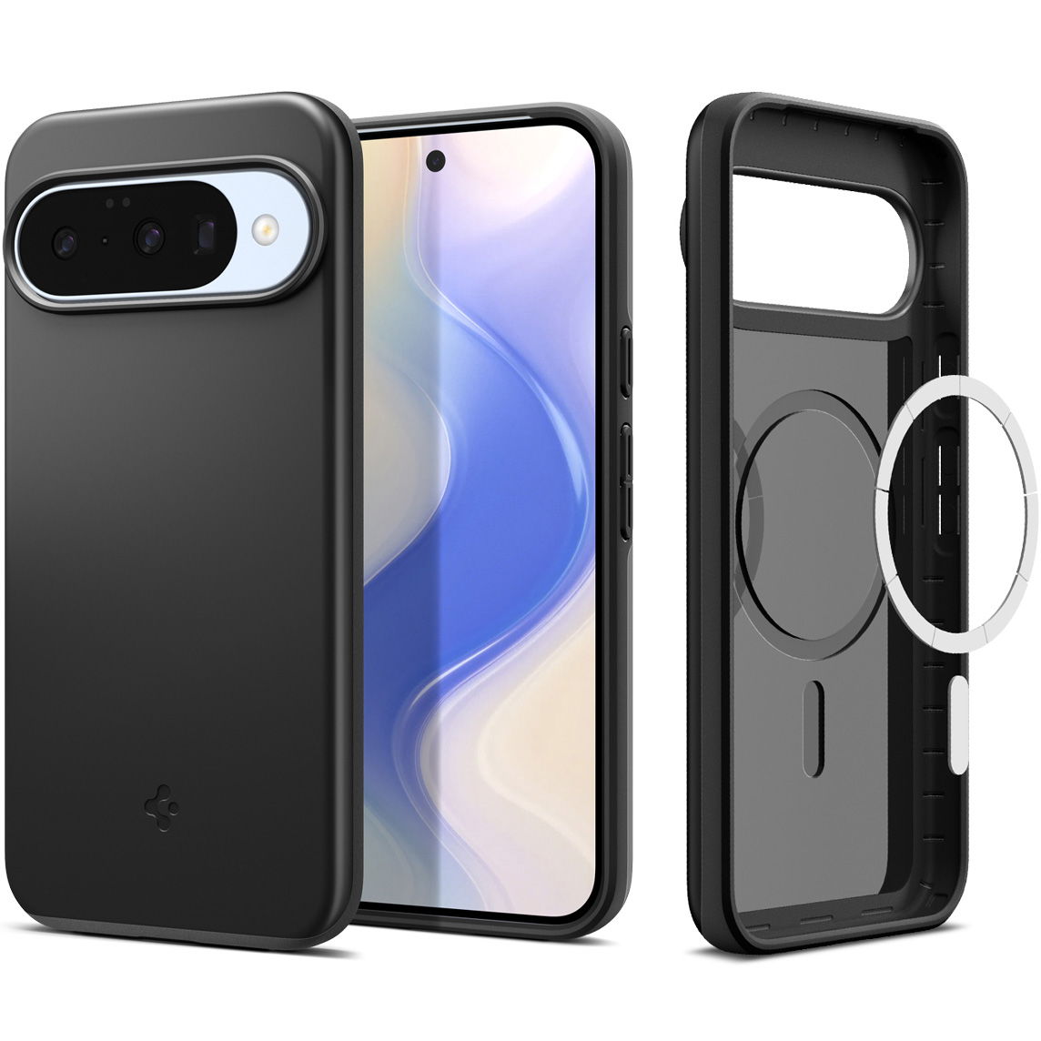 2 x Spigen Thin Fit Mag MagSafe pre Google Pixel 10 10 Pro čierne