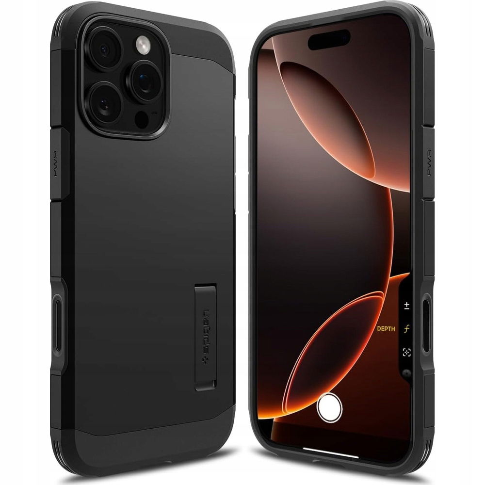 2 x Spigen Tough Armor "t" MagSafe pre iPhone 16 Pro – čierne