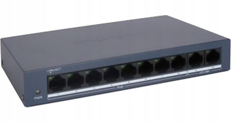 2 x Switch Poe DS-XS0110-P 8-PORTOVÝ Hikvision