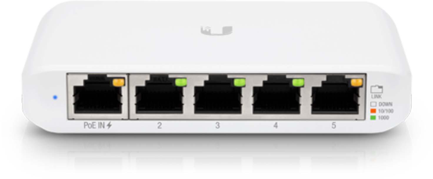2 x Switch Usw-flex-mini 5-PORTOVÝ Ubiquiti UniFi