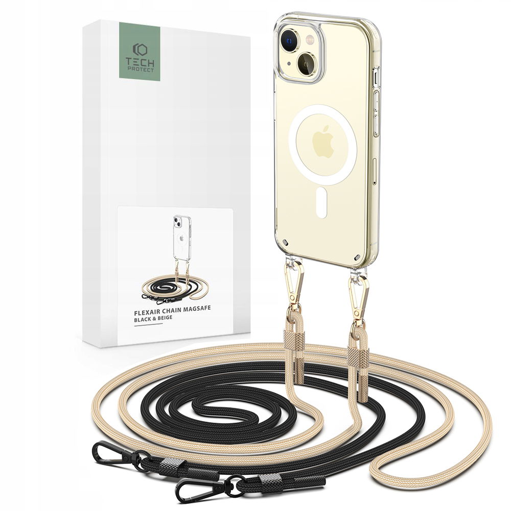 2 x Tech-protect Puzdro Tpu Na Vodítko Pásu Pre Iphone 15 Crystal Bei