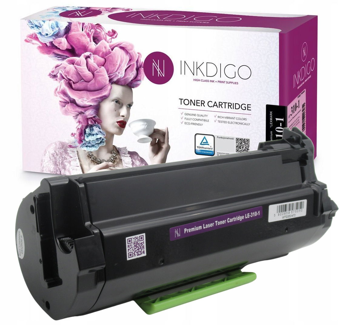 2 x Toner Inkdigo Lexmark MS310 MS410 MS510 MS610 5K