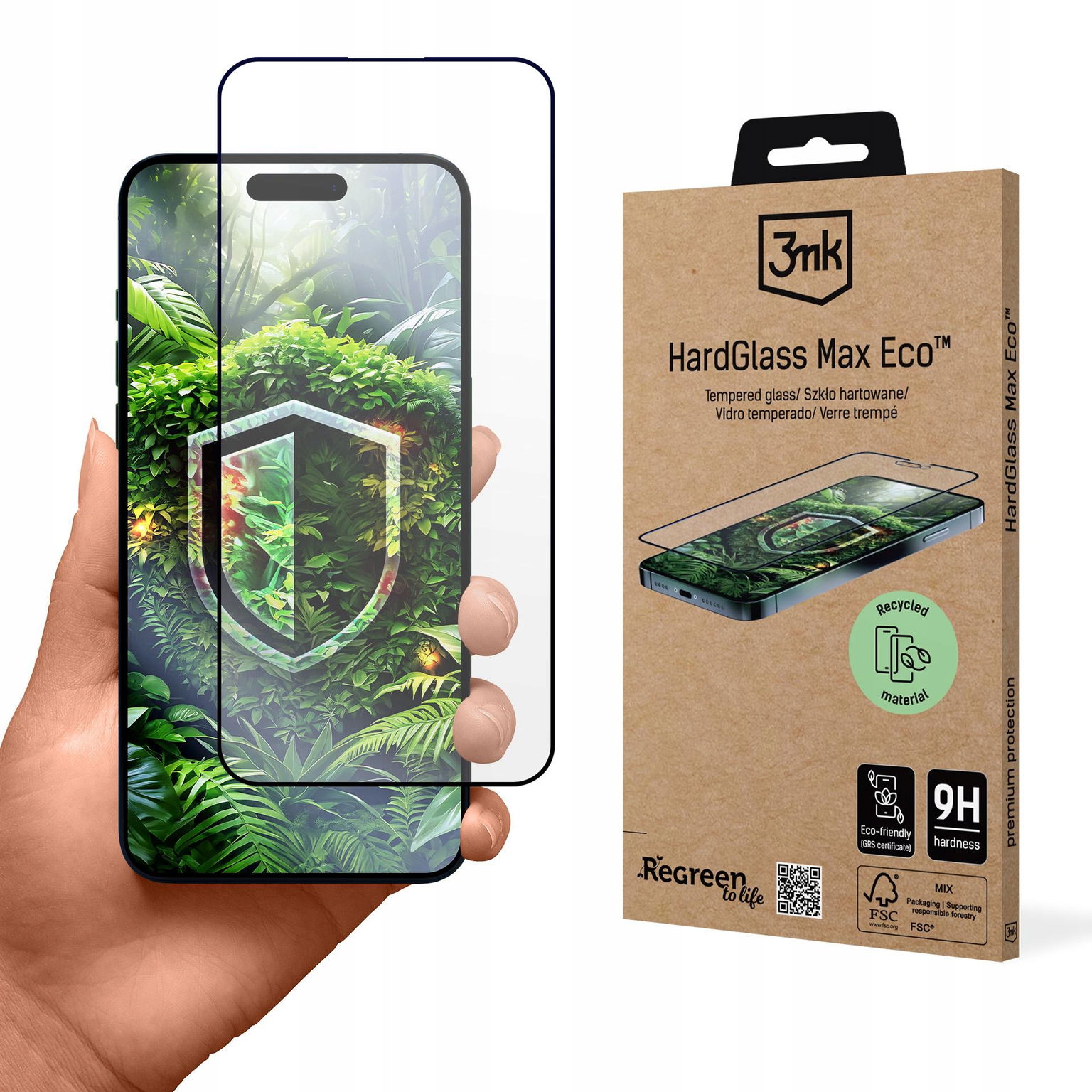 2 x Tvrdené Sklo 3MK HardGlass Max Eco iPhone 15 Pro Max Grs Cu 1304127