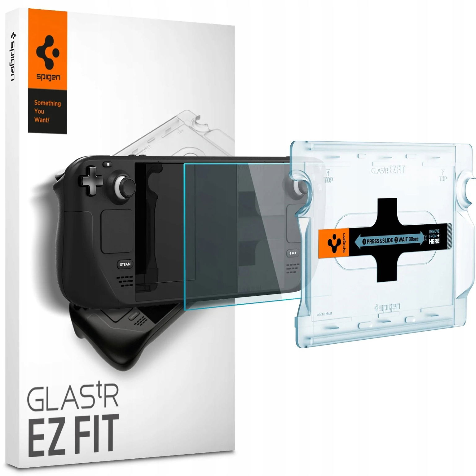 2 x Tvrdené Sklo Pre Steam Deck , Spigen Ez Fit