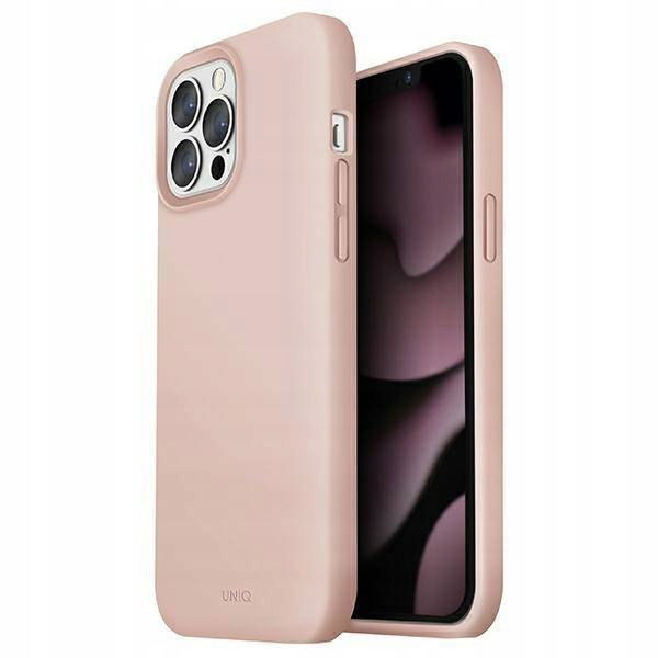2 x Uniq puzdro Lino pre iPhone 13 Pro Max 6,7" ružové/blush pink