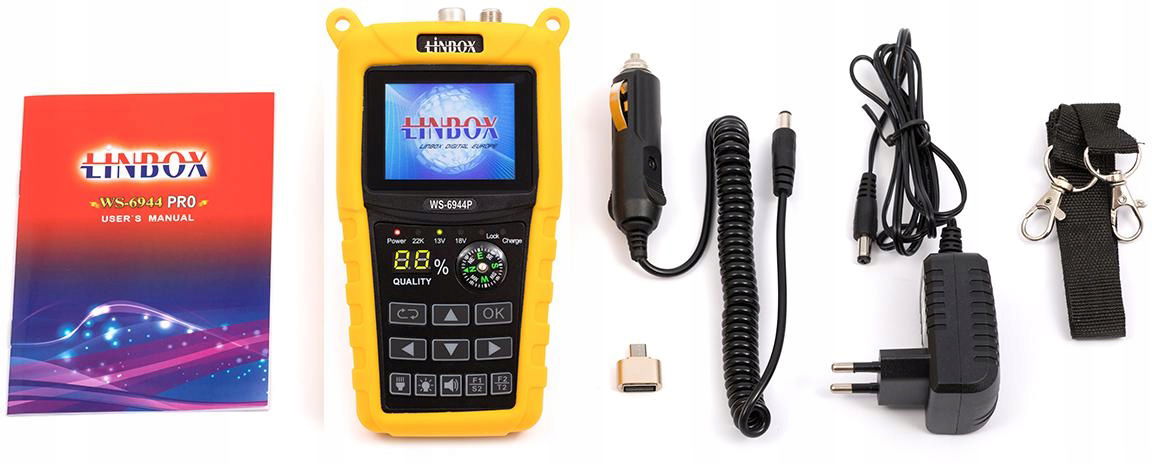 2 x Univerzálny Merač WS-6944P DVB-T/T2 DVB-S/S2 Dvb-c