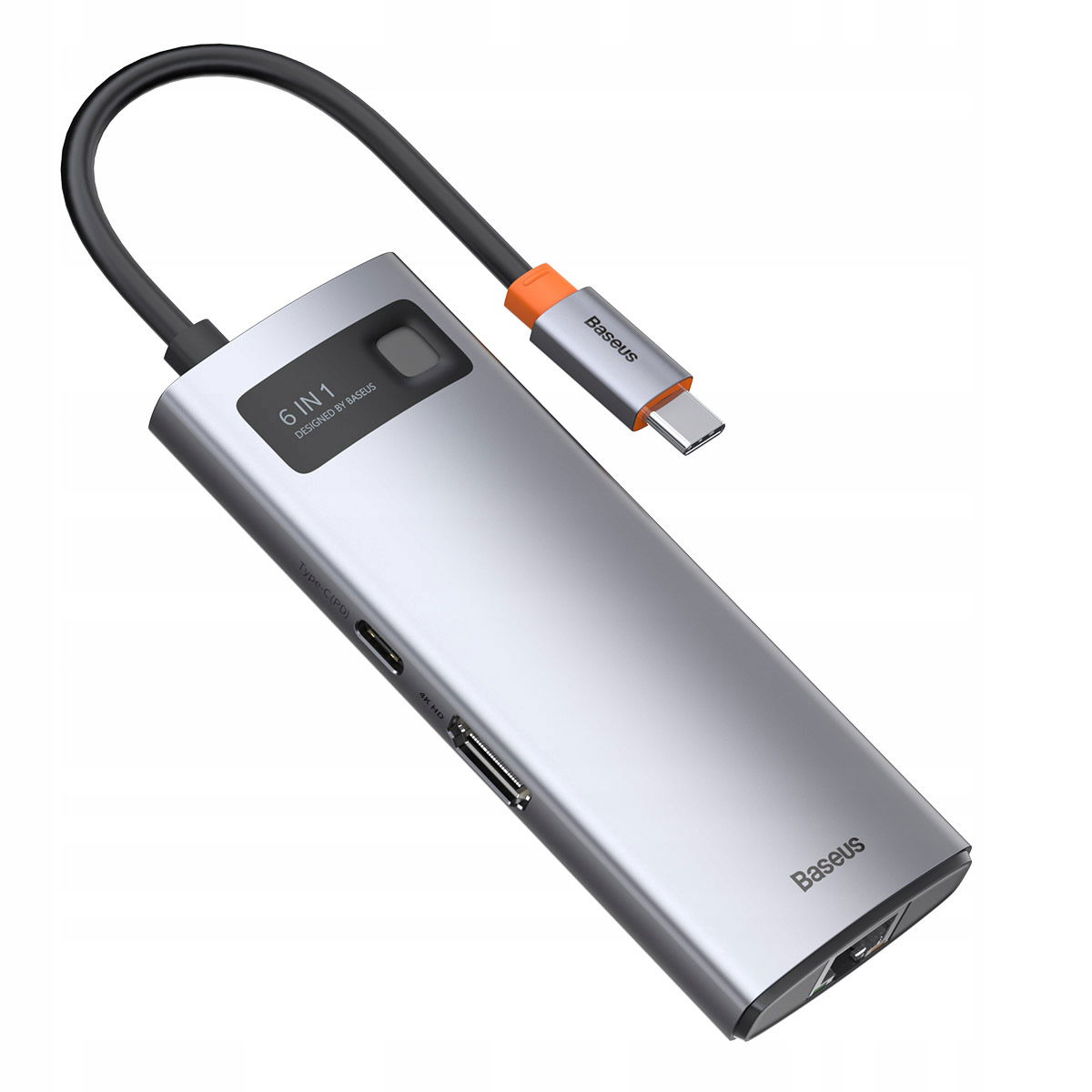 2 x Usb-c hub Baseus 6v1 Hdmi 4K Ethernet RJ45 pre notebook