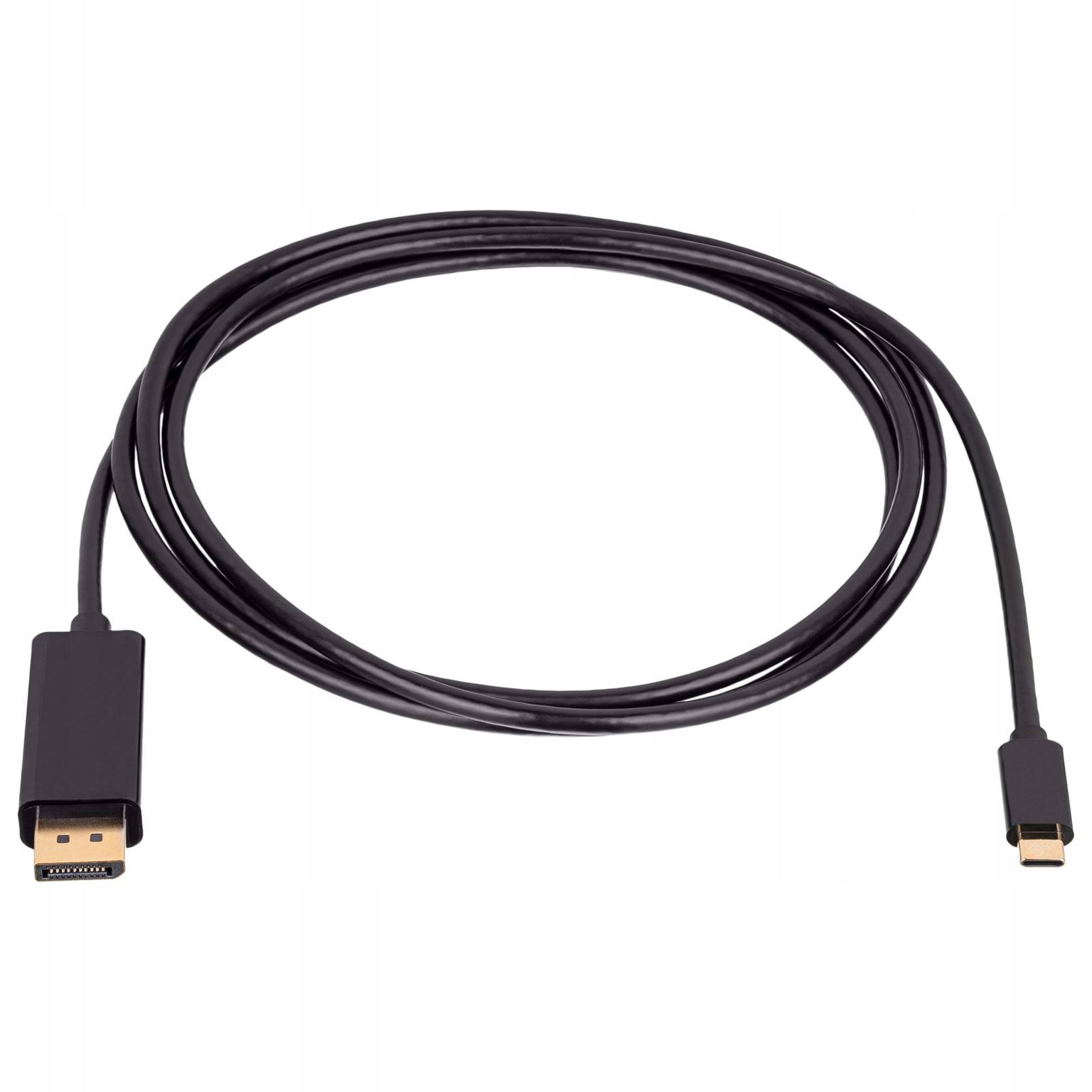 2 x Usb-c kábel Dp M-f Akyga 4K 1,8 cm