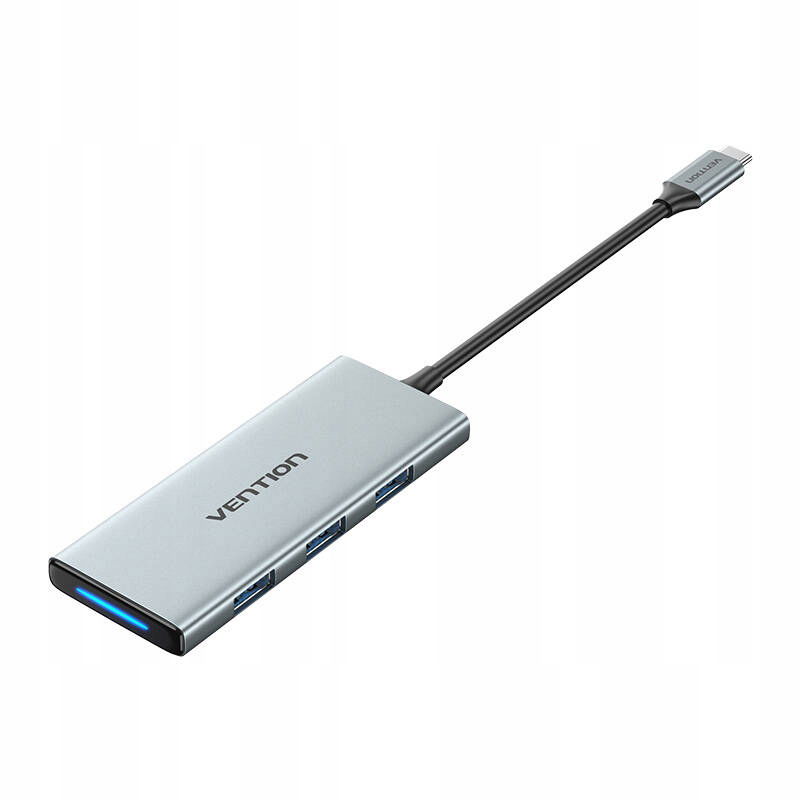 2 x Vention Rozdeľovač Hub Usb Adaptér Usb-c 3x Usb-a 3.0 Usb-c 100W Hdm