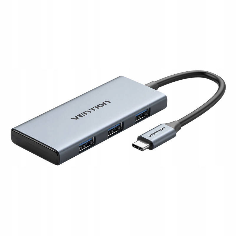2 x Vention Rozdeľovač Hub Usb Adaptér Usb-c na 3x Usb-a 3.0 Hdmi 4K Sd Us