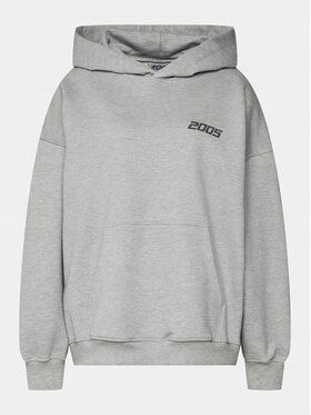 2005 Unisexová šedá mikina Basic Hoodie