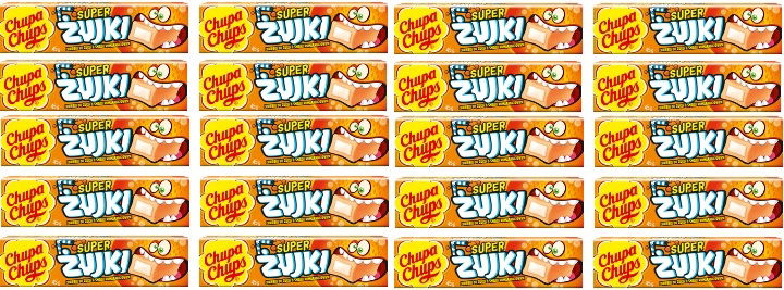 20x 45g Chupa Chups Chews Orange Karton