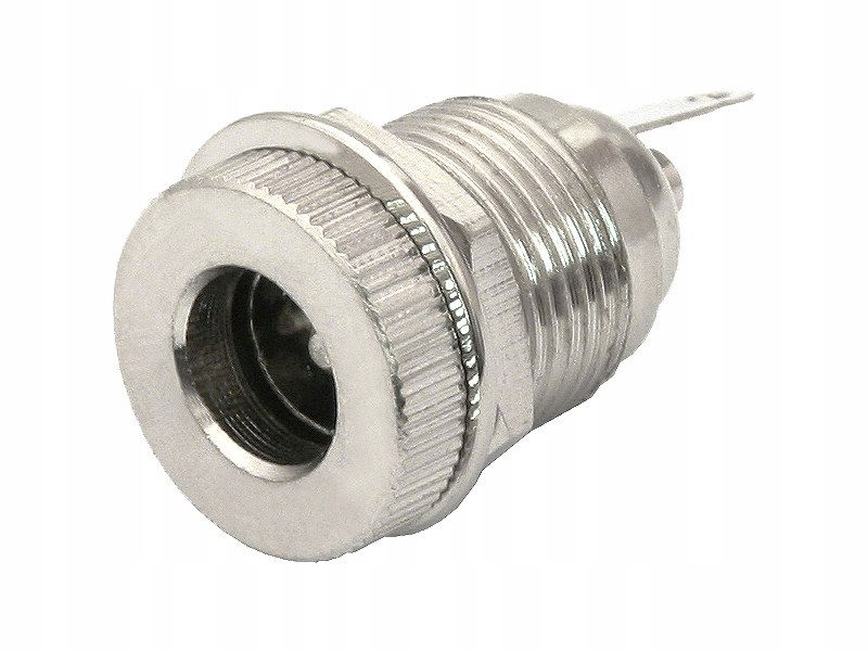 2110# Zásuvka dc 2,1/5,5 kovová, skrutkovaná