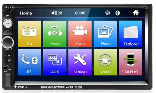 2DIN autorádio Bluetooth Autorádio 2DIN Usb
