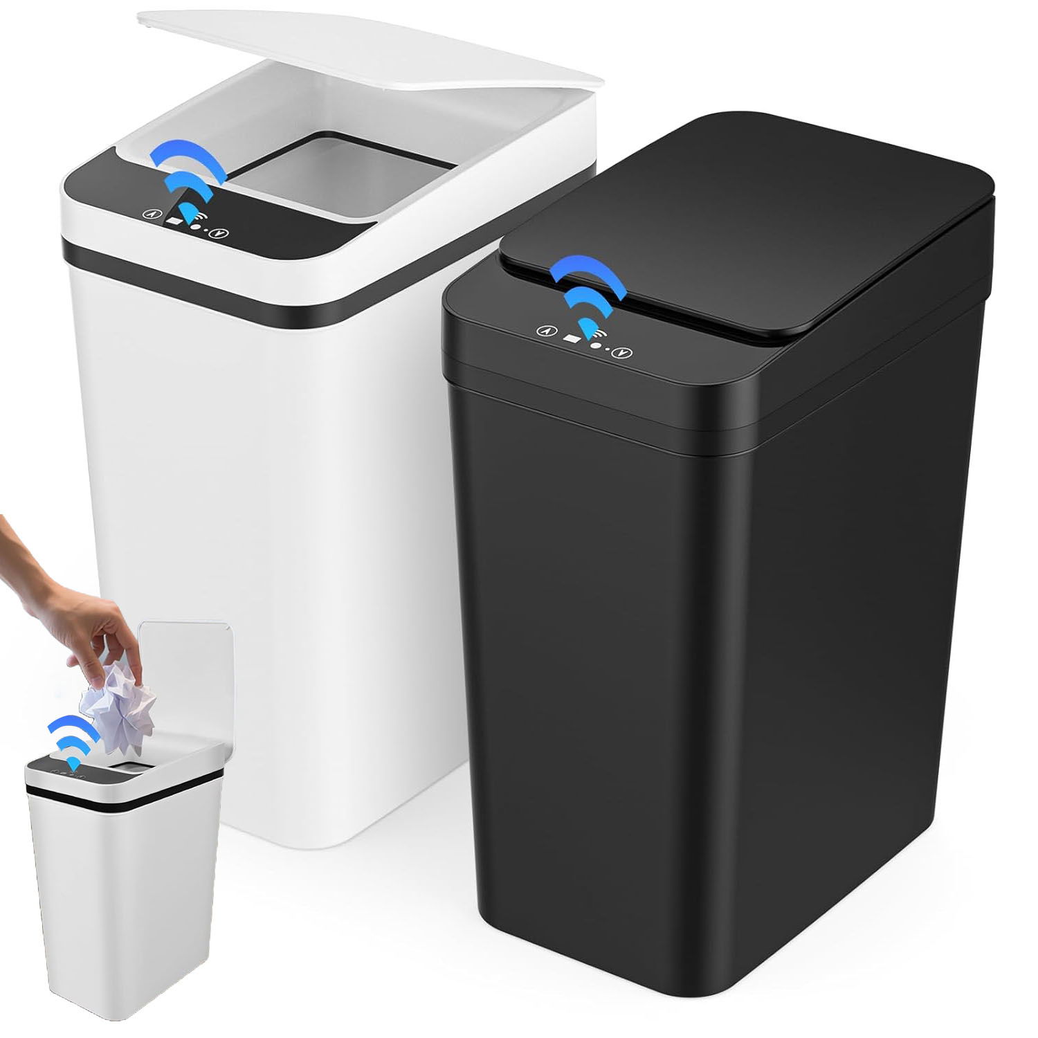 2KS Automatický Senzor Odpadkového Koša Do Kuchyne, Obývačky, Spálne, Objem 8,5 L