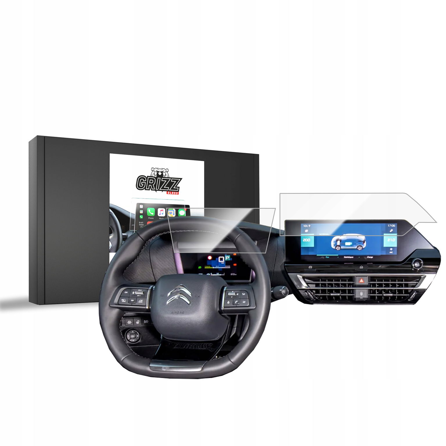 2v1 Ceramická Fólia pre Citroen e-C4 X 10" (2022-2024)