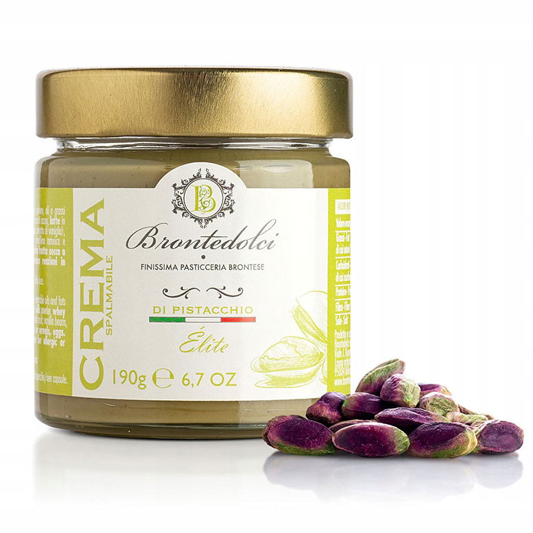 2X pistáciový krém Crema di Pistacchio Elite 190 g Brontedolci