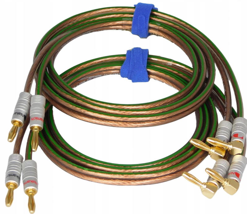 2x Sommer Orbit Hlasníkový Ofc 4 mm2 Banánový 3 m